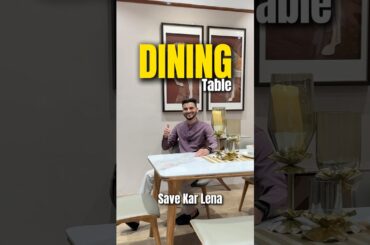 Dining table l Dining table design l Dining room l Furniture makeover #diningtable by Houmeindia