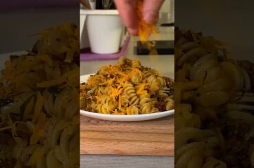 Pasta with ground meat #shorts