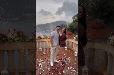 Wedding proposal in Sorrento in a private venue overlooking the sea #weddingproposalinsorrento