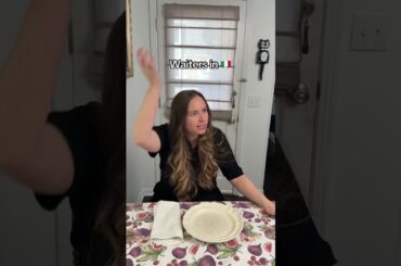 Differences between Italy and usa restaurant p2