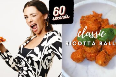 Ricotta Ball Recipe in 60 Seconds