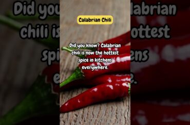 Calabrian Chili, Spicy Food, Italian Cuisine, Food Trends, Chili Lovers #shorts #shortsviral
