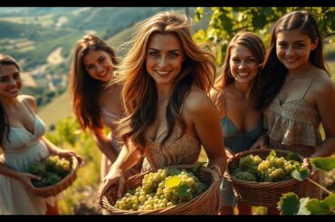Grape Harvest: Women in the Vineyards and the Magic of Wine #GrapeHarves #italy
