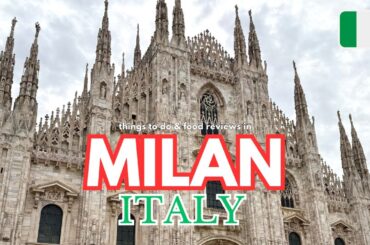 Milan Travel Vlog: What to Do & Eat in 2 Days | Italy Trip Diary & Food Reviews | Match at San Siro