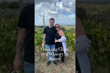 Roman Cooking Class- Italy Mini Vlog, on my channel now!