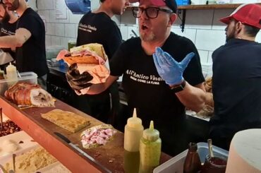 DISCOVER Florence Italy's FAVORITE Sandwich! - Italian Street Food