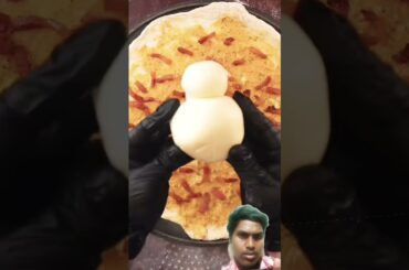 Authentic Pizza alla Carbonara Recipe | Creamy & Cheesy Italian Pizza at Home #cooking #shorts