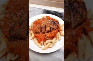 Juicy Grilled Chicken Pasta #PastaRecipe #Food #Cooking #healthy #Shorts