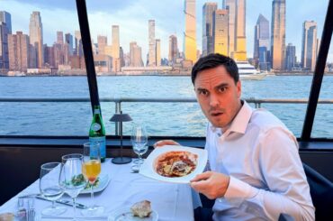 An Italian Reacts to NYC's Famous Dinner Cruise (He Was Shocked!)