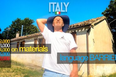 Italian language barrier | SEPTIC TANK farmhouse renovation #38