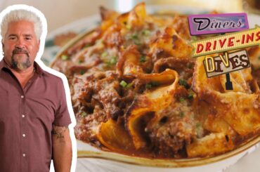 Guy Fieri Eats LEGIT Italian Homemade Pasta in Chicago | Diners, Drive-Ins and Dives | Food Network