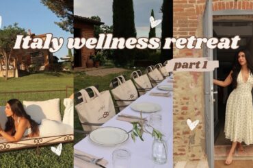 Italy vlog | wellness retreat, Pilates, cooking class, horse riding & more!! (part 1)