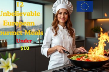 “12 Unbelievable European Gourmet Meals Under $10 | Dollar Tree Ingredients Included!”