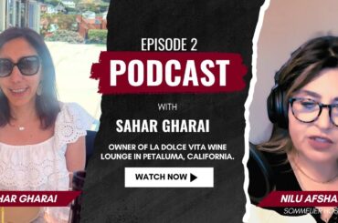 Podcast with Sahar Gharai | Episode 2 of Beyond the Pour | Owner of “La Dolce Vita Wine Lounge”