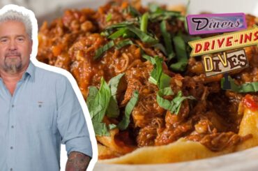 Guy Fieri Visits 100+ Years Old Italian Spot in NYC | Diners, Drive-Ins and Dives | Food Network