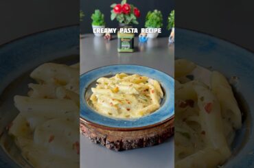 Viral Creamy White Sauce Pasta Recipe #shorts #recipe #pasta #snacks
