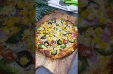 CHEESE BURST PIZZA RECIPE #shorts #pizza