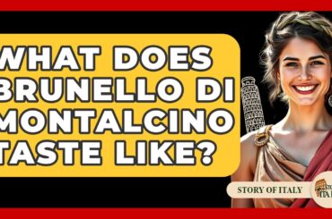 What Does Brunello Di Montalcino Taste Like? - Story Of Italy