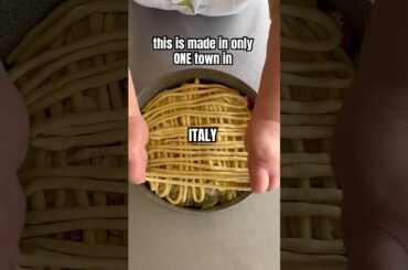 This pasta dish is made in only ONE town in Italy!  #pasta  #italianfood