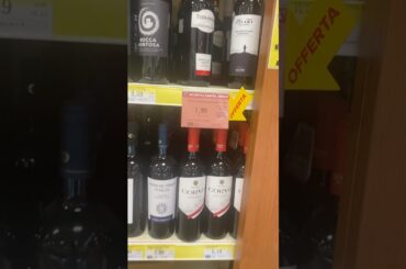 Grocery store prices in Italy vs the US