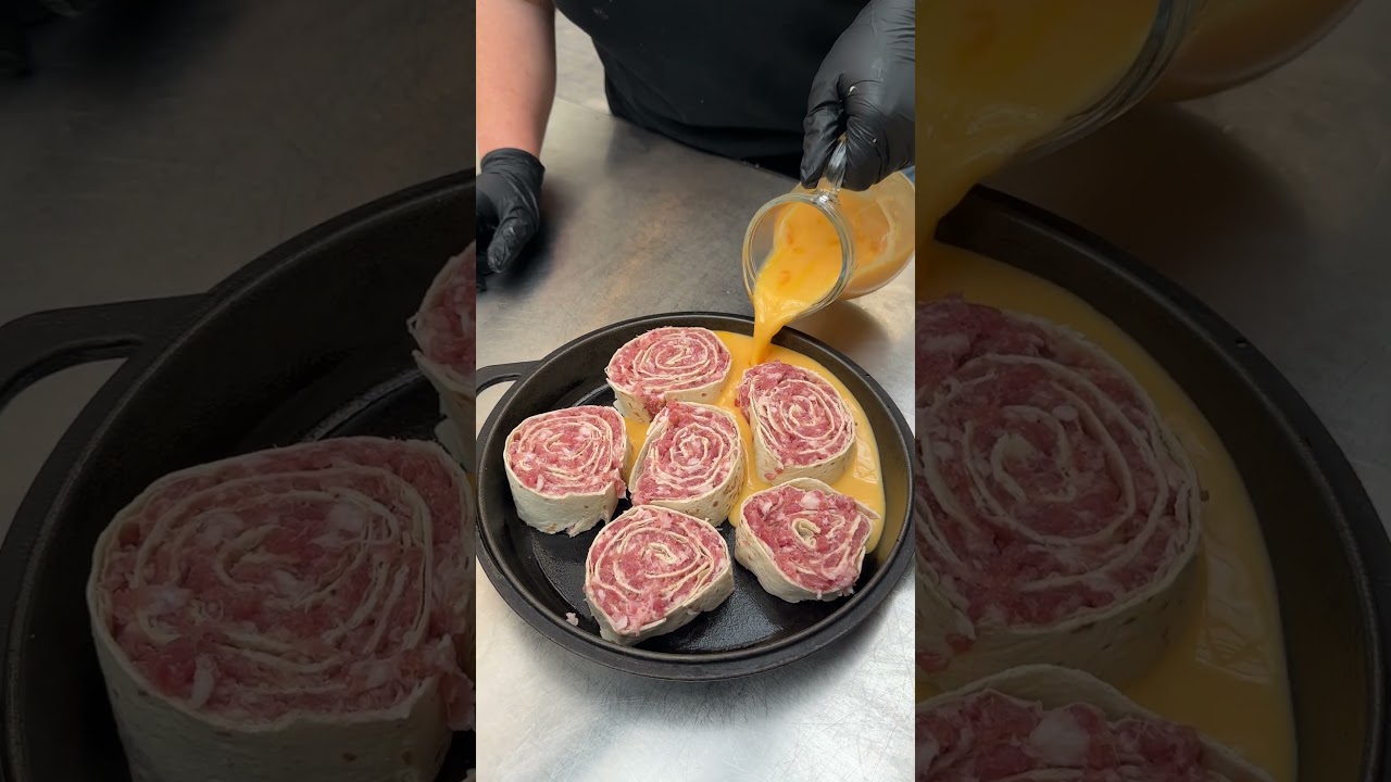 Breakfast Pinwheel Casserole #Shorts Breakfast Pinwheel Casserole #Shorts