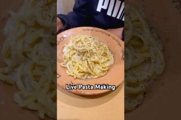 Live Pasta Making In Italy #italy #travel #shortsfeed #shorts