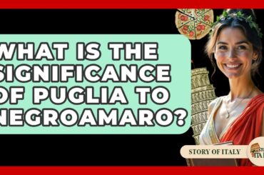 What Is The Significance Of Puglia To Negroamaro? - Story Of Italy