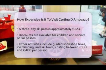 How Expensive Is It To Visit Cortina D'Ampezzo? - Story Of Italy