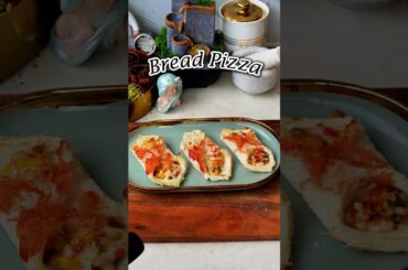 Bread Pizza recipe #shorts #BreadPizza #QuickSnacks #recipe