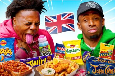 SPEED TRIES BRITISH SNACKS