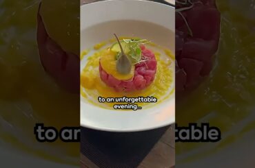 Authentic italian tuna tartare in Miami | Fine Dining at Tre Restaurant