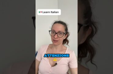 Don't make this common Italian mistake! #learnitalian