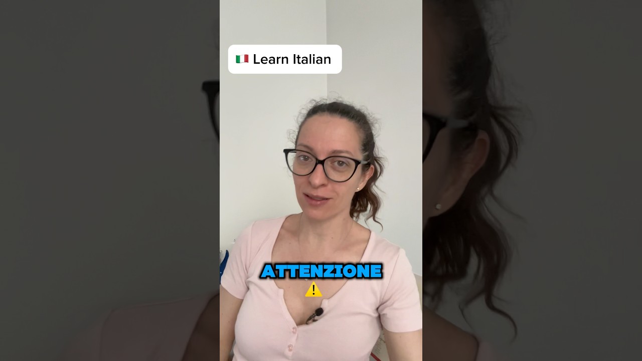 Don’t make this common Italian mistake! #learnitalian Don't make this common Italian mistake! #learnitalian