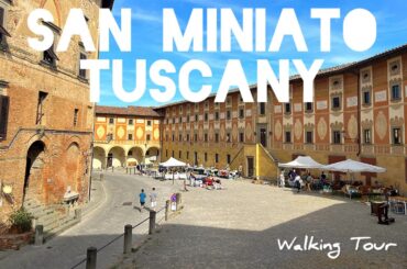 The Medieval Town of San Miniato- Long Walks, Food & Wine with a View #travel #tuscany #italy