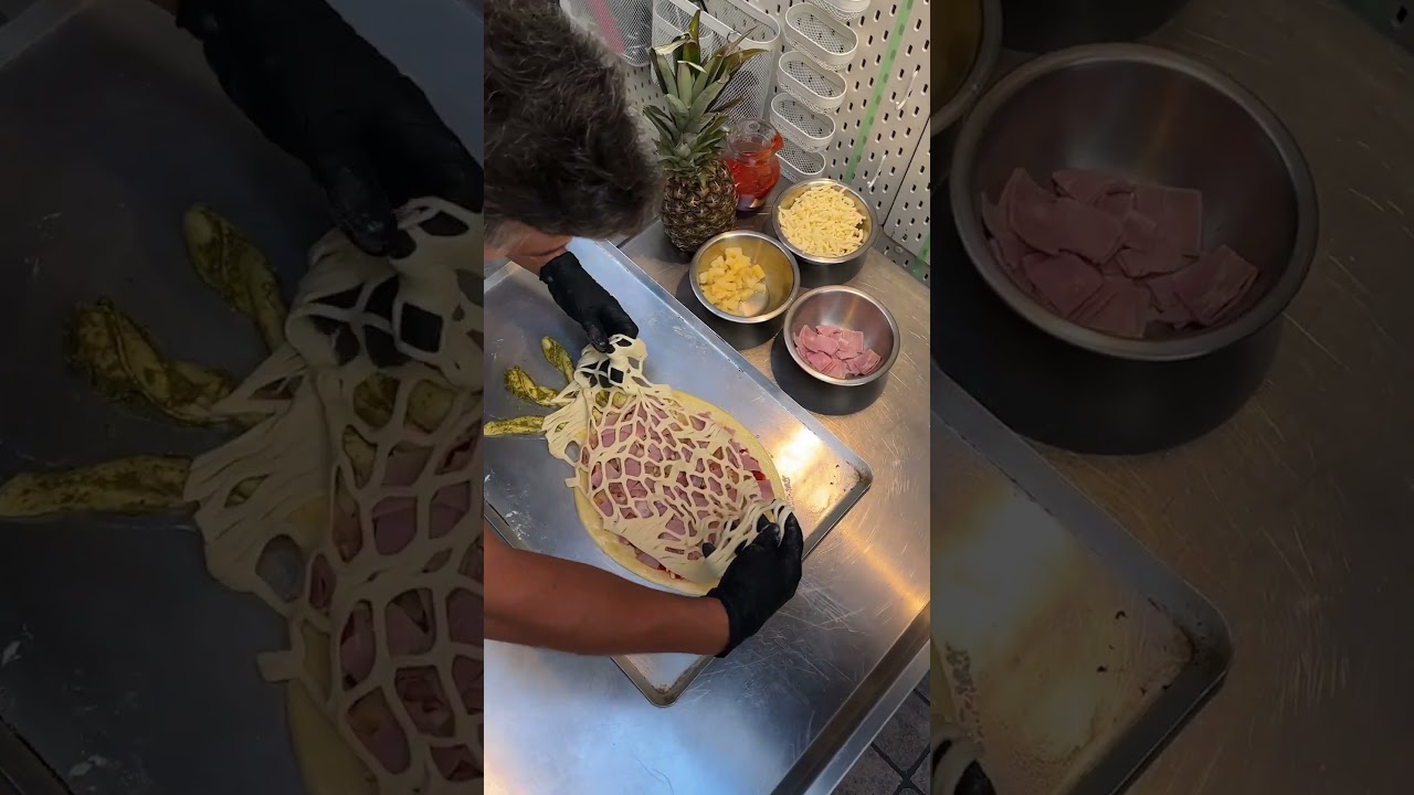 Hawaiian Pineapple Pizza #Shorts Hawaiian Pineapple Pizza #Shorts