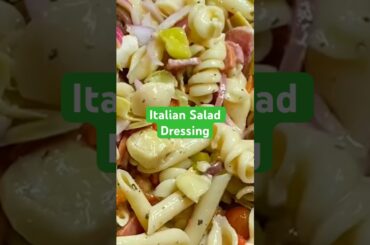 Homemade Italian Salad Dressing #homemadesaladdressing