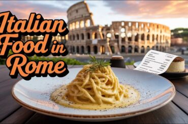 I Ate at Rome's BEST Restaurants and Here's What I Paid