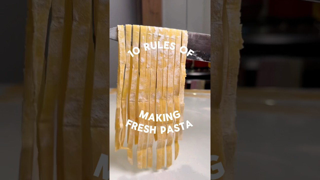 10 Rules Of Making Fresh Pasta | Homemade Pasta Tips #pasta #tagliatelle #freshpasta #recipe #howto 10 Rules Of Making Fresh Pasta | Homemade Pasta Tips #pasta #tagliatelle #freshpasta #recipe #howto