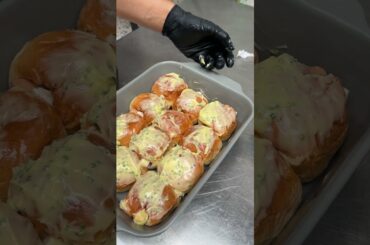 Pull-Apart Cheesy Hot Dogs #Shorts