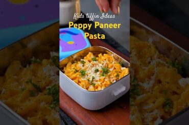 Super tasty Peppy Paneer Pasta | Red sauce | Kids tiffin Box Idea | easy Recipe #schooltiffinbox