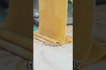 HURRY UP! Chaos in the kitchen during pasta making. #makeup #pasta #cooking #shorts