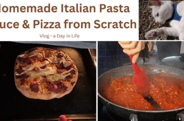 Homemade Italian Pasta Sauce & Pizza from Scratch | Cozy Cooking
