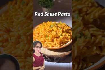 Trending Red Sause Pasta Recipe #pasta #recipe #trending #shorts