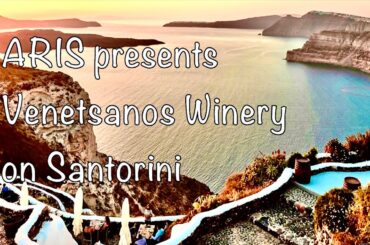 SANTORINI, ARIS, presents, Venetsanos Winery on top of the Caldera