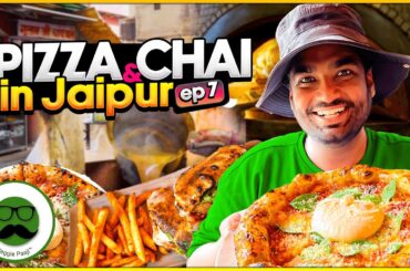 Ultimate Jaipur Food Tour EP 7 | Gulab Ji Chai , Napoli Pizza & More | Veggie Paaji