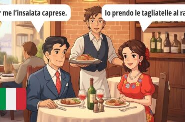 30 Minutes of Italian Ordering Food (A1), SUB ITA / ENG