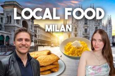 We tried a fantastic local restaurant in Milan! (Authentic experience)