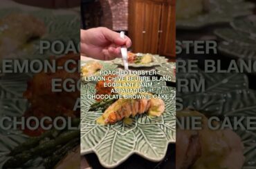 This is what I made as a personal chef in Beverly Hills. Butter poached lobster!