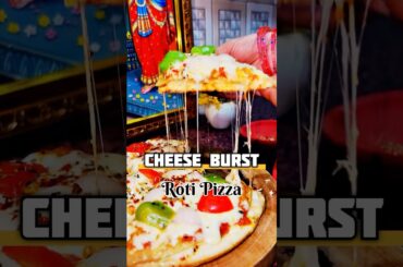How to make cheese burst pizza with Roti #shorts #recipe #trending #pizza @YouTube