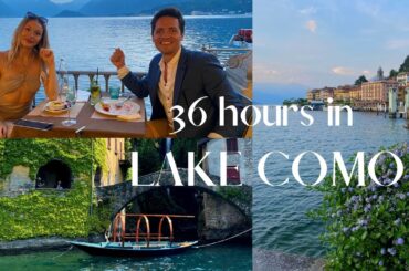 Lake Como Italy Travel Vlog | Bellagio, Sunset Dinner, Private Boat Ride, Filming Locations